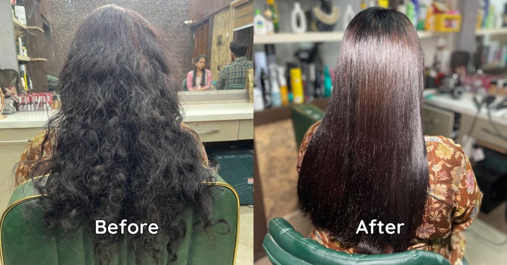 Nanoplastia hair treatment result – salon in Jabalpur